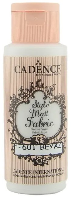 Cadence Farba na textil 59 ml, biela