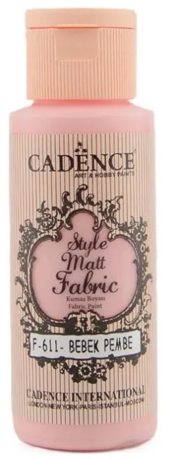 Cadence Farba na textil 59 ml, svetlá ružová
