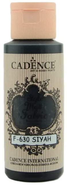Cadence Farba na textil 59 ml, čierna
