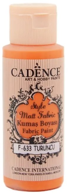 Cadence Farba na textil 59 ml, oranžová