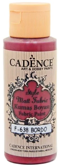 Cadence Farba na textil 59 ml, vínová