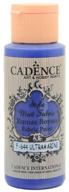 Cadence Farba na textil 59 ml, ultramarínová modrá