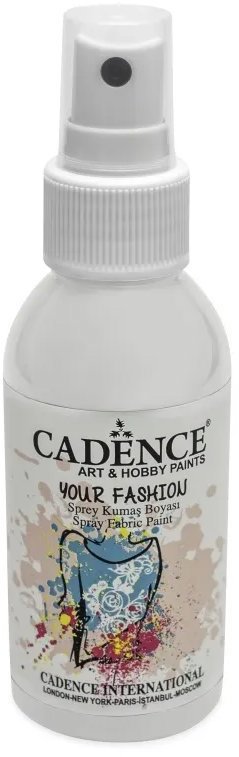 Cadence Farba na textil v spreji 100 ml, biela