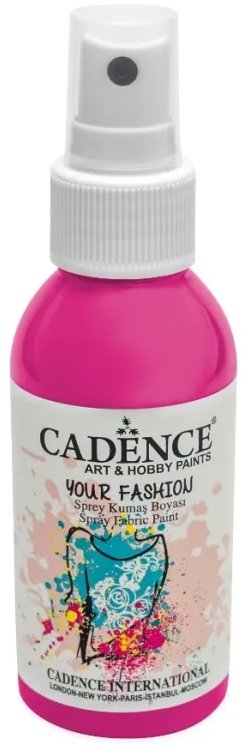 Cadence Farba na textil v spreji 100 ml, ružová