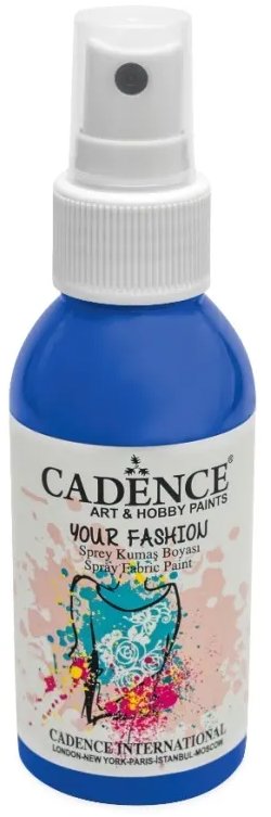 Cadence Farba na textil v spreji 100 ml, tmavá modrá