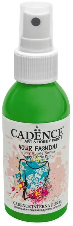 Cadence Farba na textil v spreji 100 ml, svetlá zelená