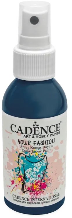 Cadence Farba na textil v spreji 100 ml, petrolejová modrá