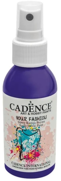 Cadence Farba na textil v spreji 100 ml, fialová