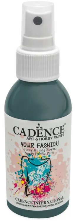 Cadence Farba na textil v spreji 100 ml, sivá