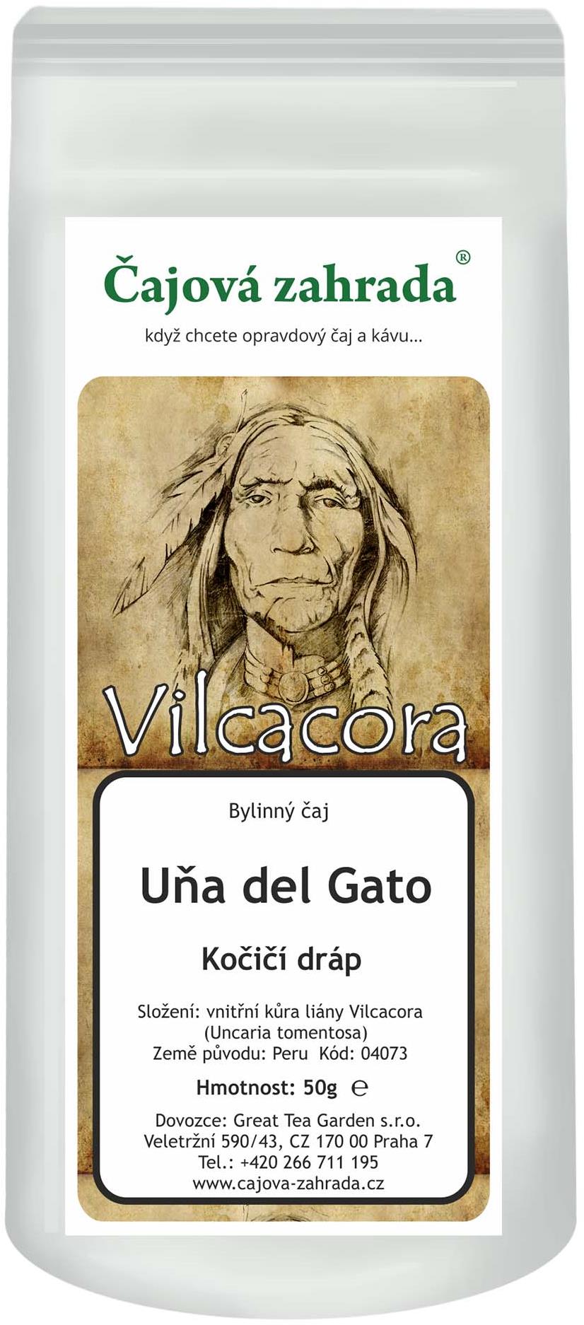 Čajová záhrada Vilcacora – Uňa del Gato – Mačacie pazúr 50 g