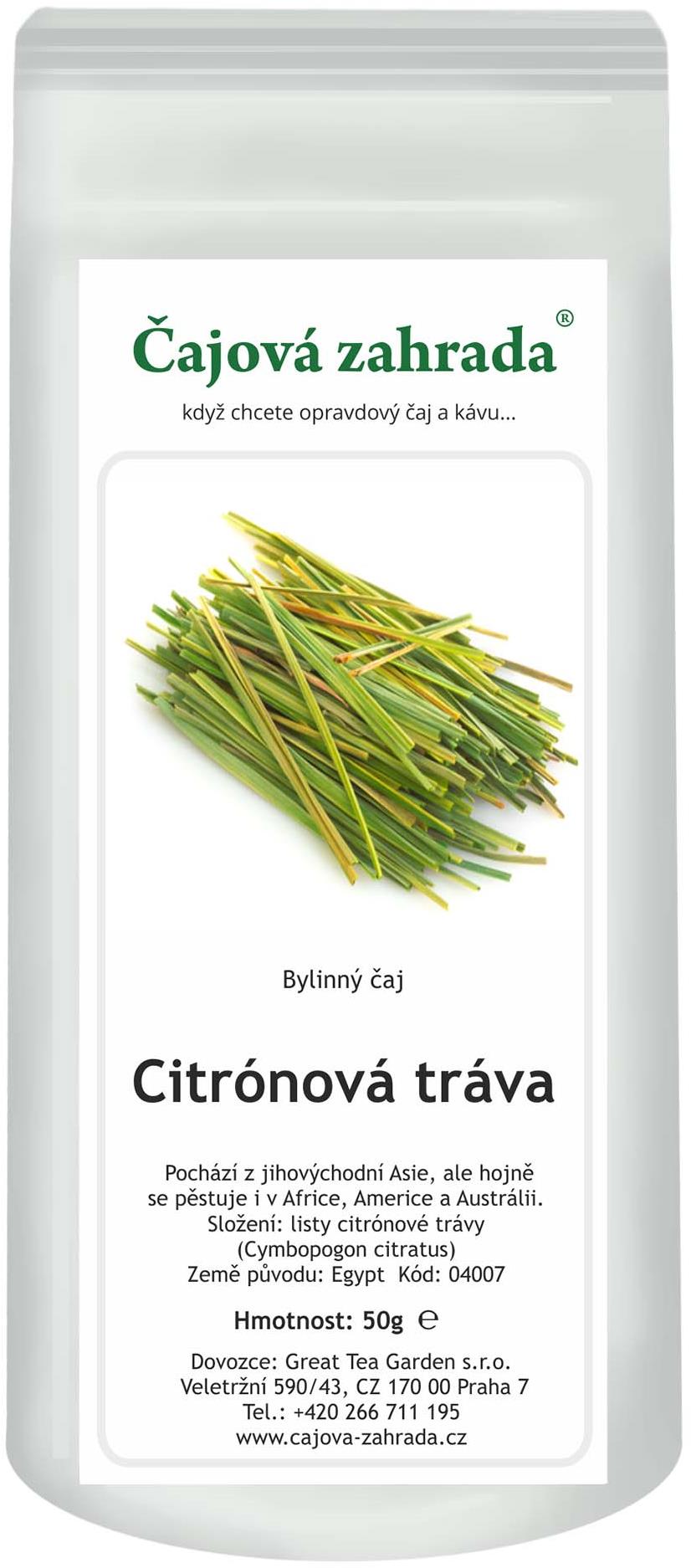 Čajová záhrada Citrónová tráva