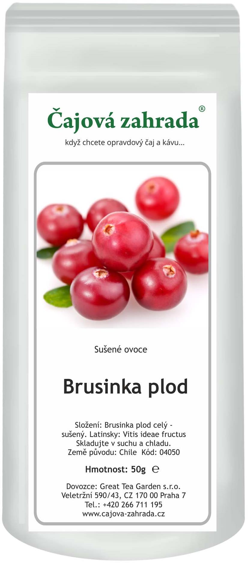 Čajová záhrada Brusnica plod