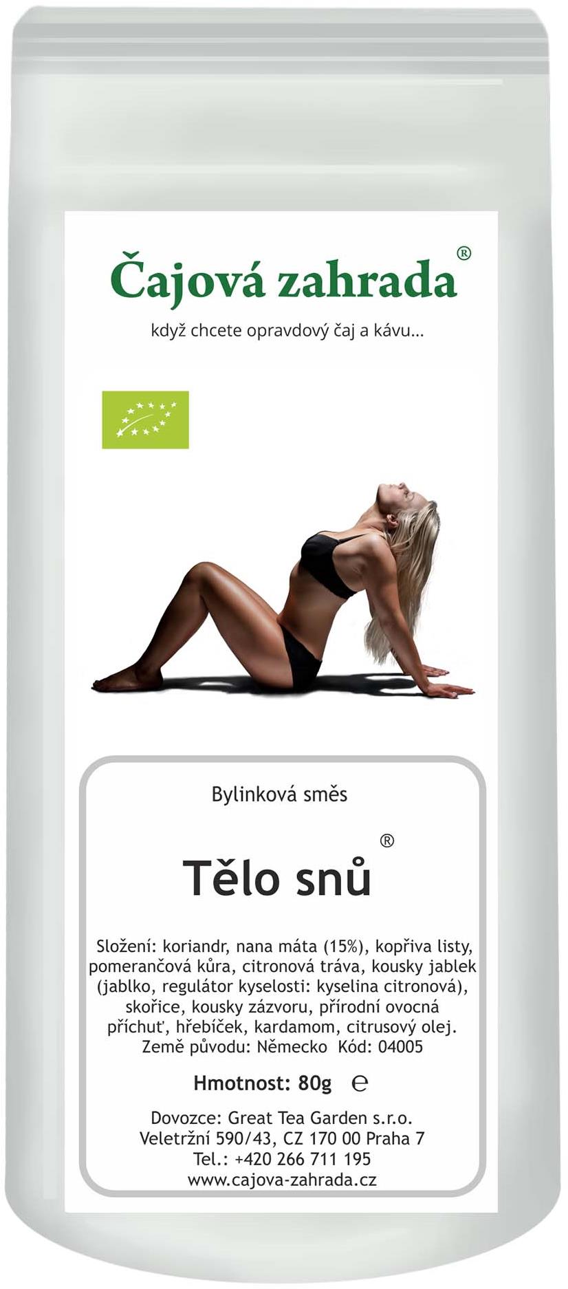 Čajová záhrada Telo snov