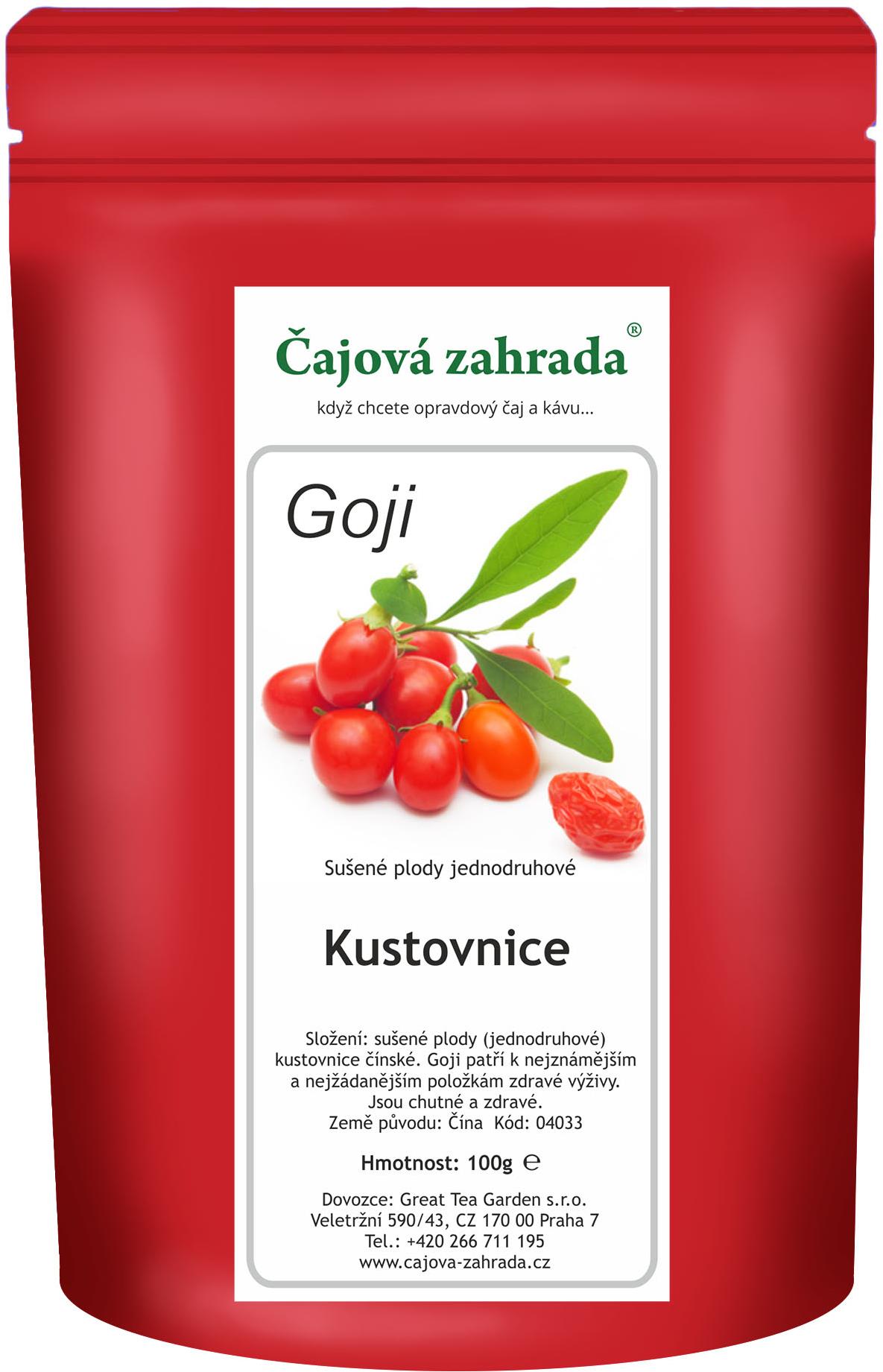Čajová záhrada Kustovnica čínska – Goji