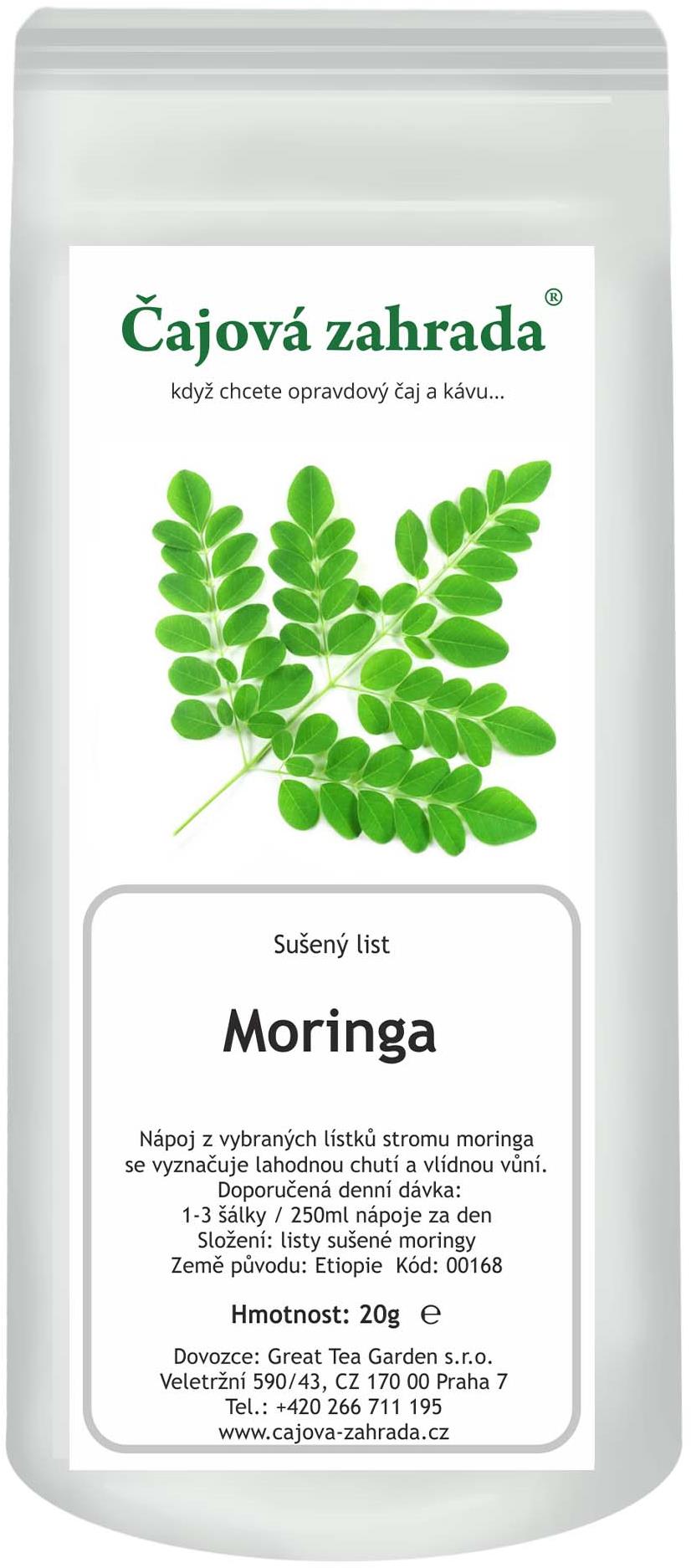 Čajová záhrada Moringa listy