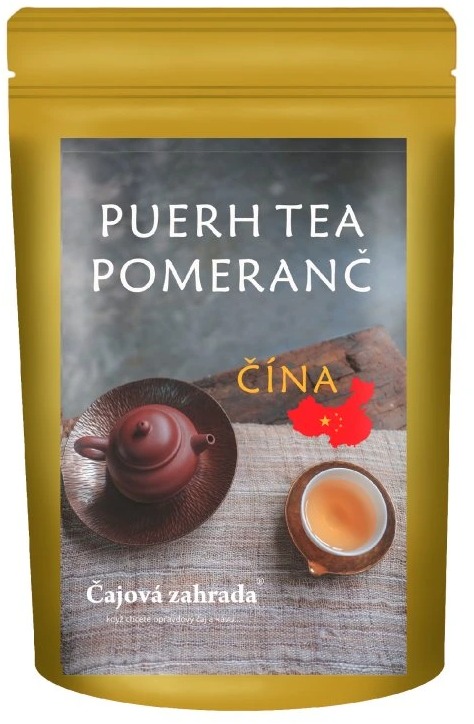 Čajová záhrada Puerh Tea Pomaranč 90 g