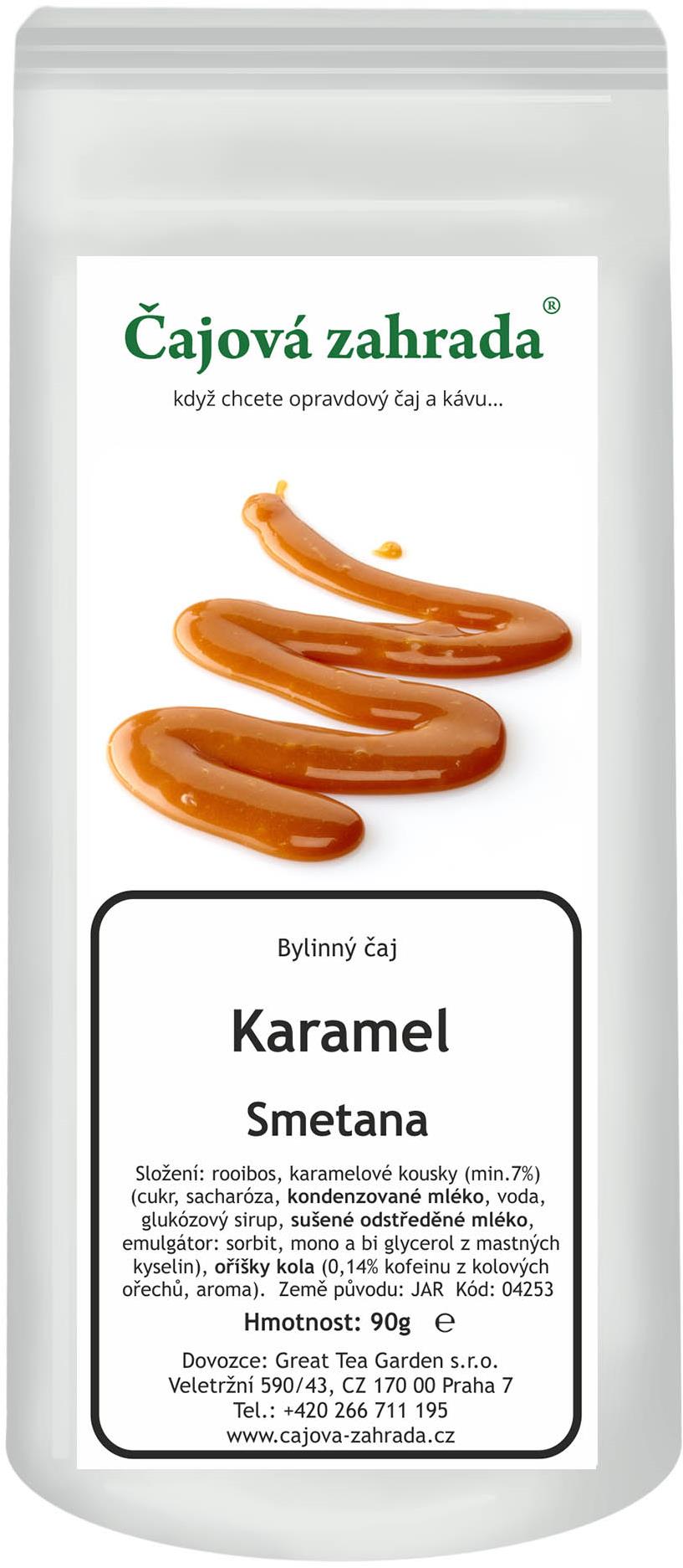 Čajová záhrada Rooibos Karamel & Smotana 90 g
