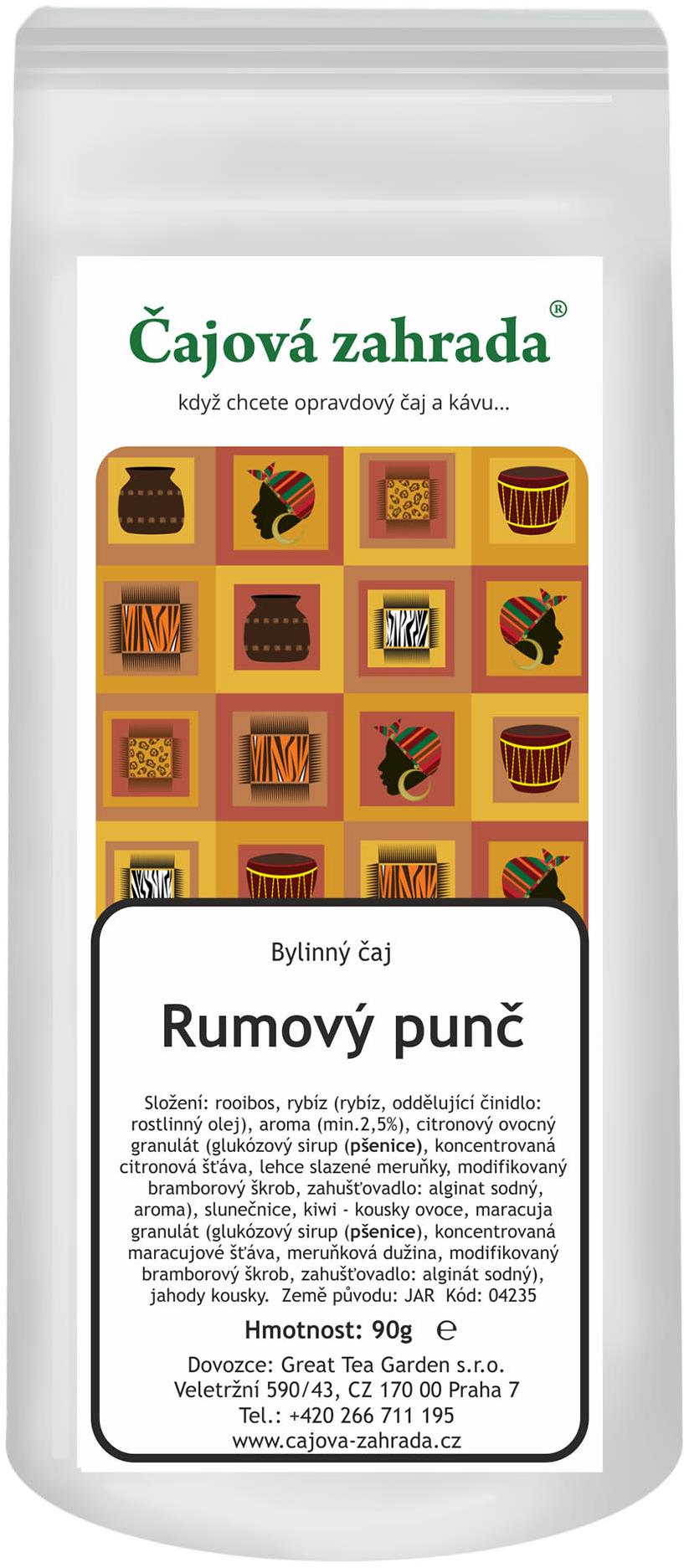 Čajová záhrada Rooibos Rumový punč 90 g