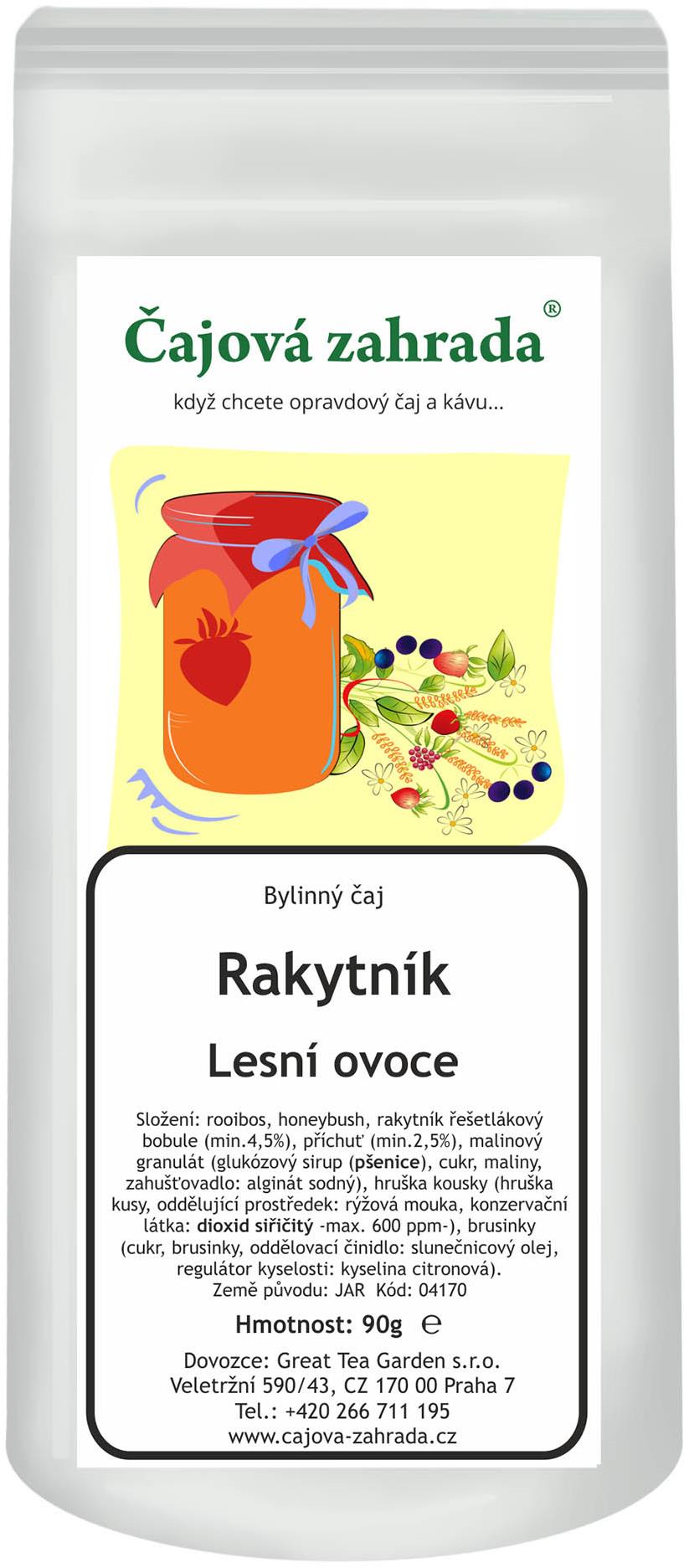 Čajová záhrada Rooibos Rakytník & Lesné ovocie 90 g