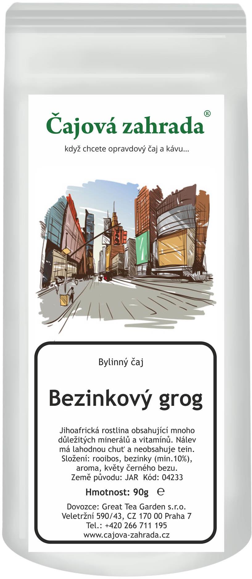 Čajová záhrada Rooibos Bazový grog 90 g