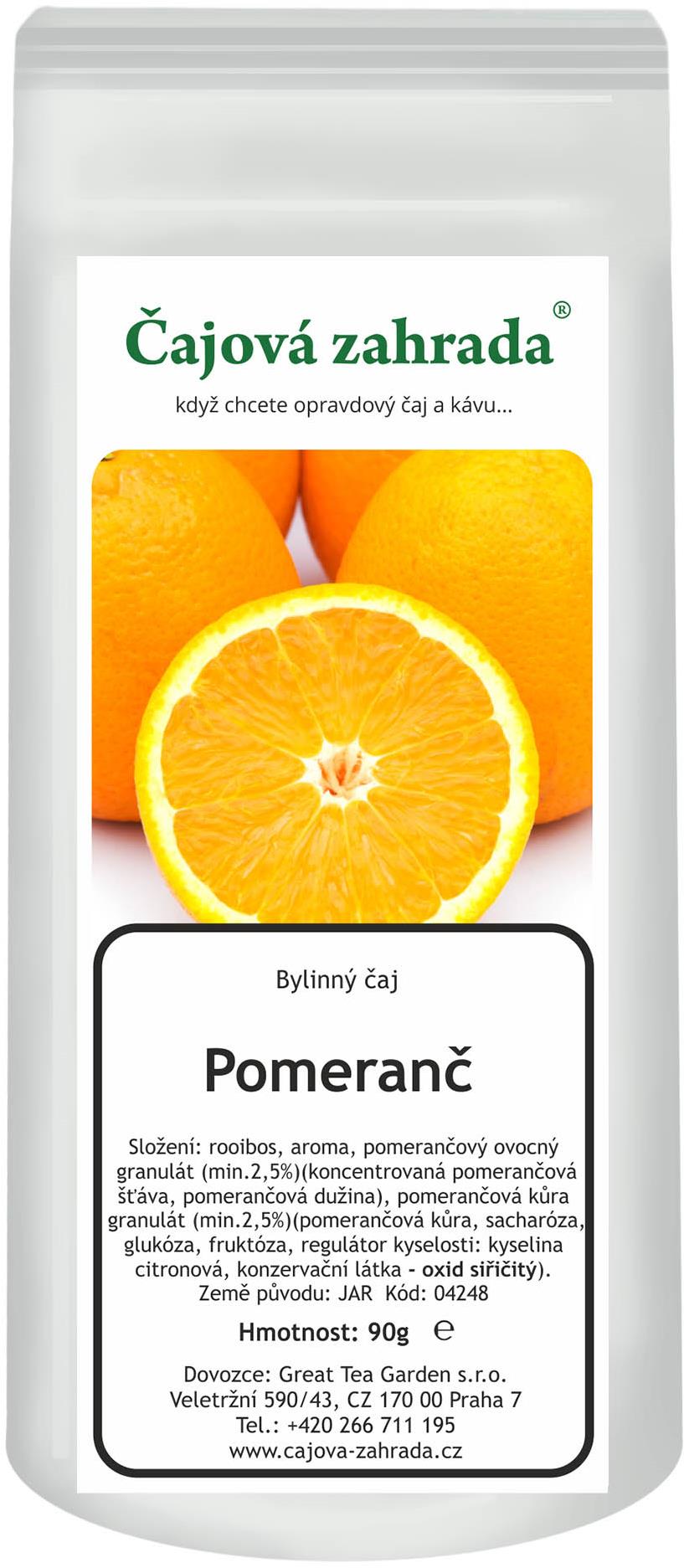 Čajová záhrada Rooibos Orange – Pomaranč 500 g