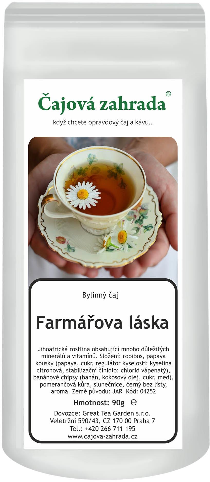 Čajová záhrada Rooibos Farmárova láska 90 g