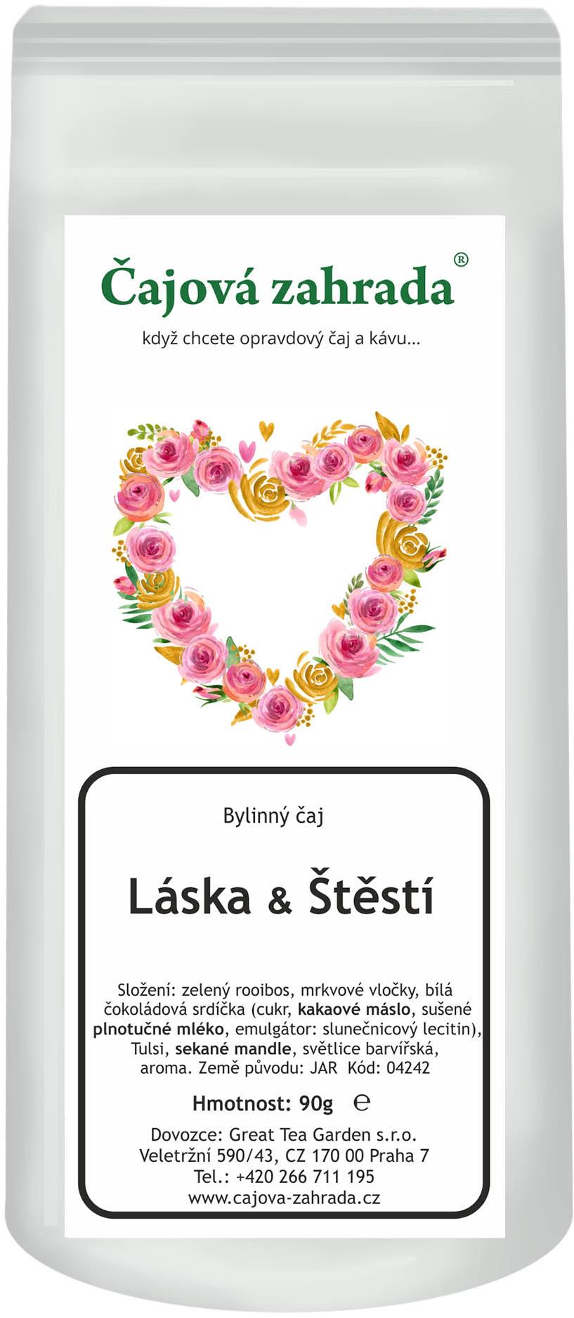 Čajová záhrada Rooibos Láska a šťastie 90 g
