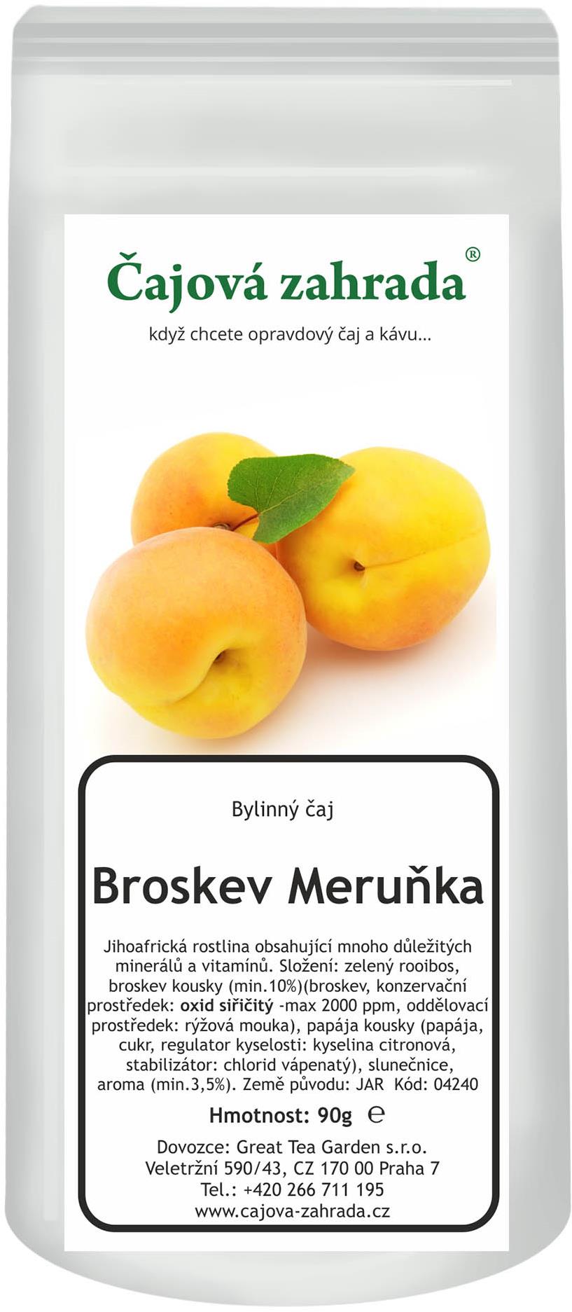 Čajová záhrada Rooibos Broskyňa & Marhuľa 500 g