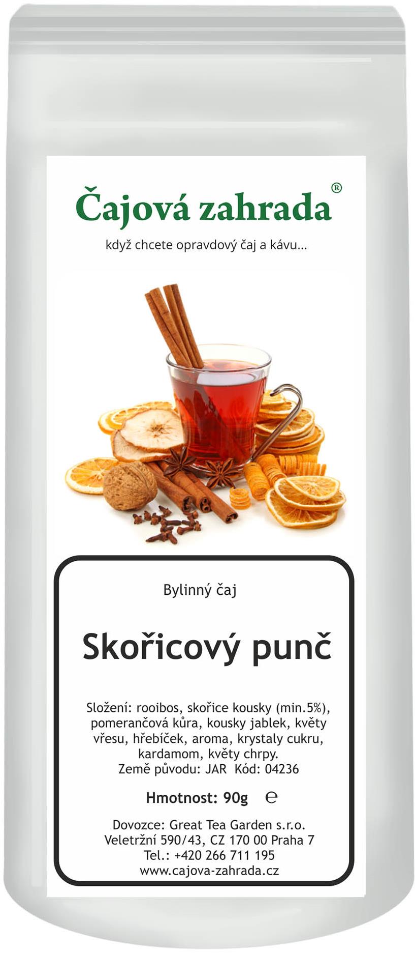 Čajová záhrada Škoricový punč – škoricový čaj 90 g