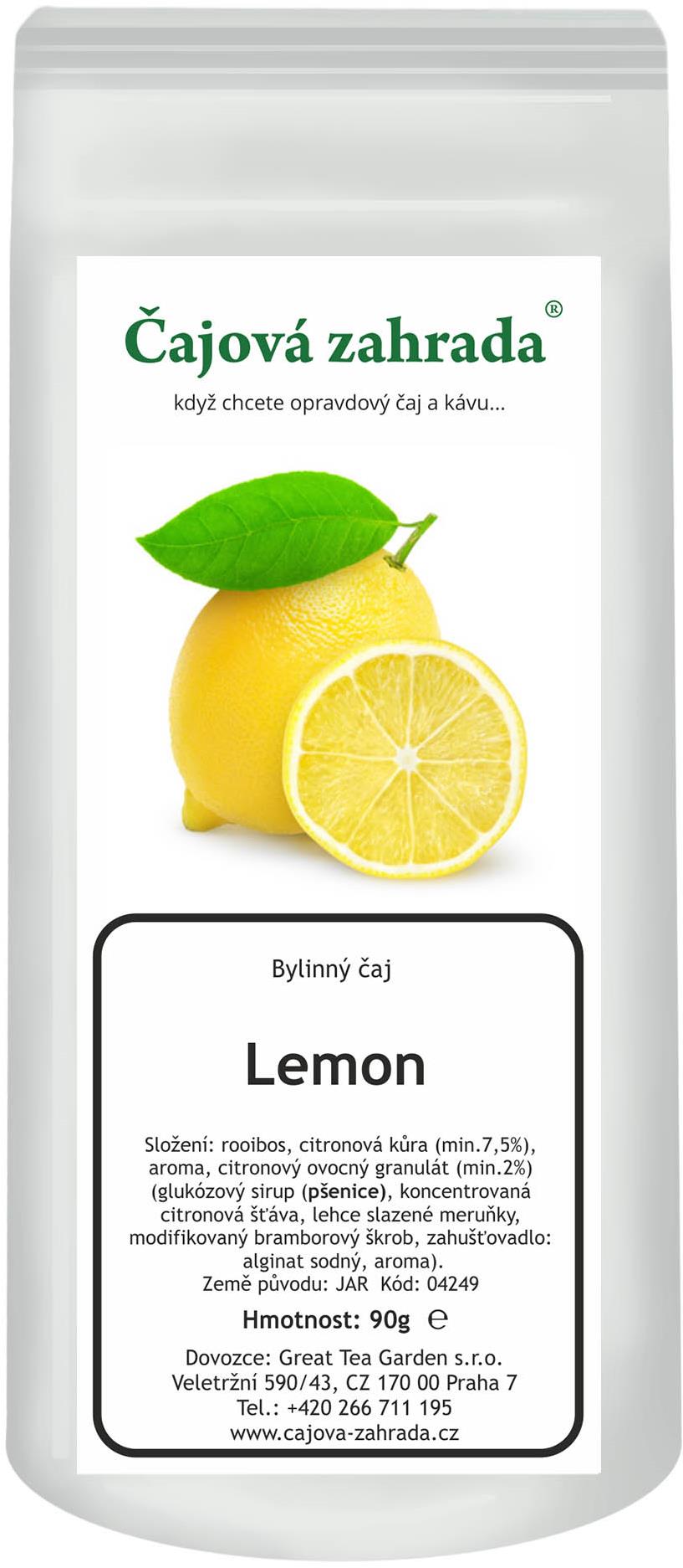 Čajová záhrada Rooibos Lemon – Citrón 90 g