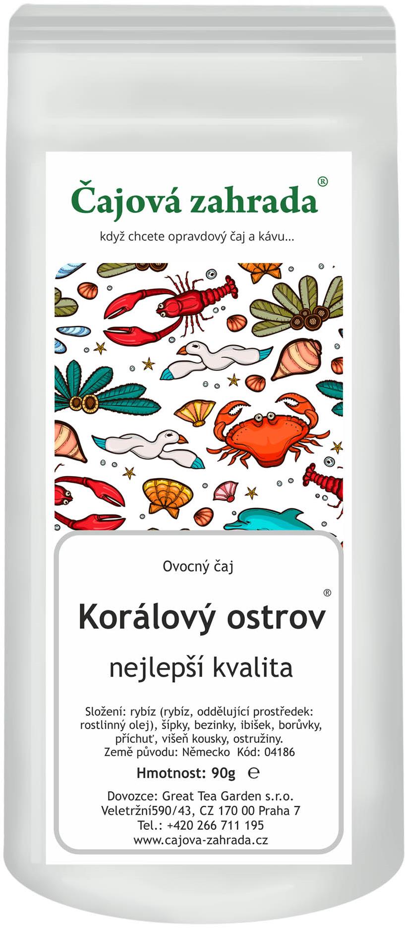 Čajová záhrada – Koralový ostrov® – ovocný čaj, 90 g