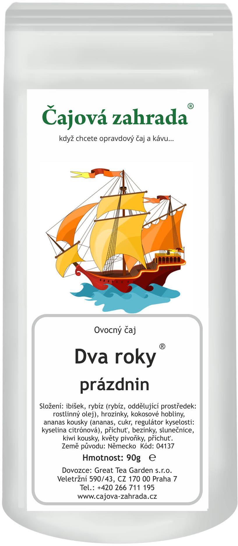 Čajová záhrada – Dva roky prázdnin® – ovocný čaj, 90 g