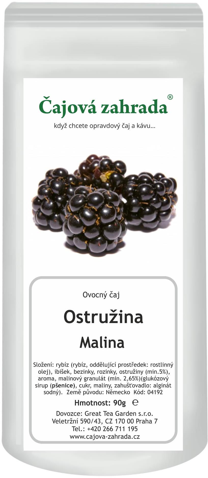 Čajová záhrada – Ostružina & Malina – ovocný čaj, 500 g
