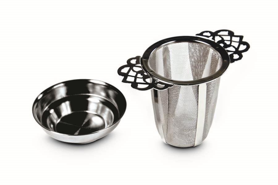 Čajová záhrada – Antikorové sitko na čaj Duo Ornament Madrid