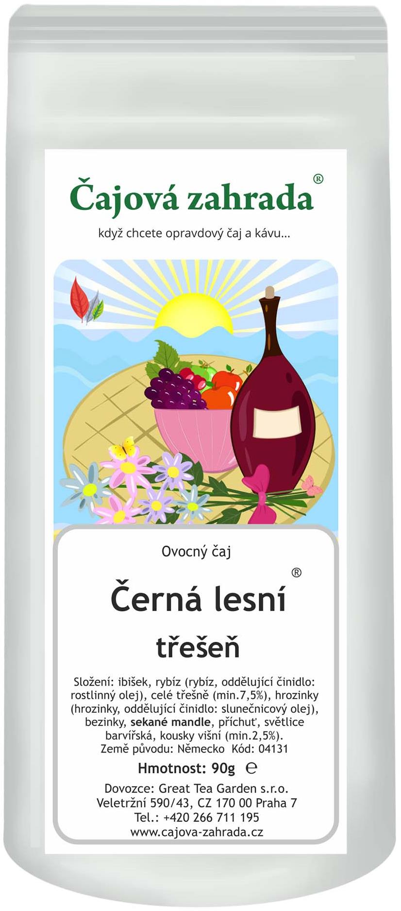 Čajová záhrada – Čierna lesná čerešňa® – ovocný čaj, 500 g