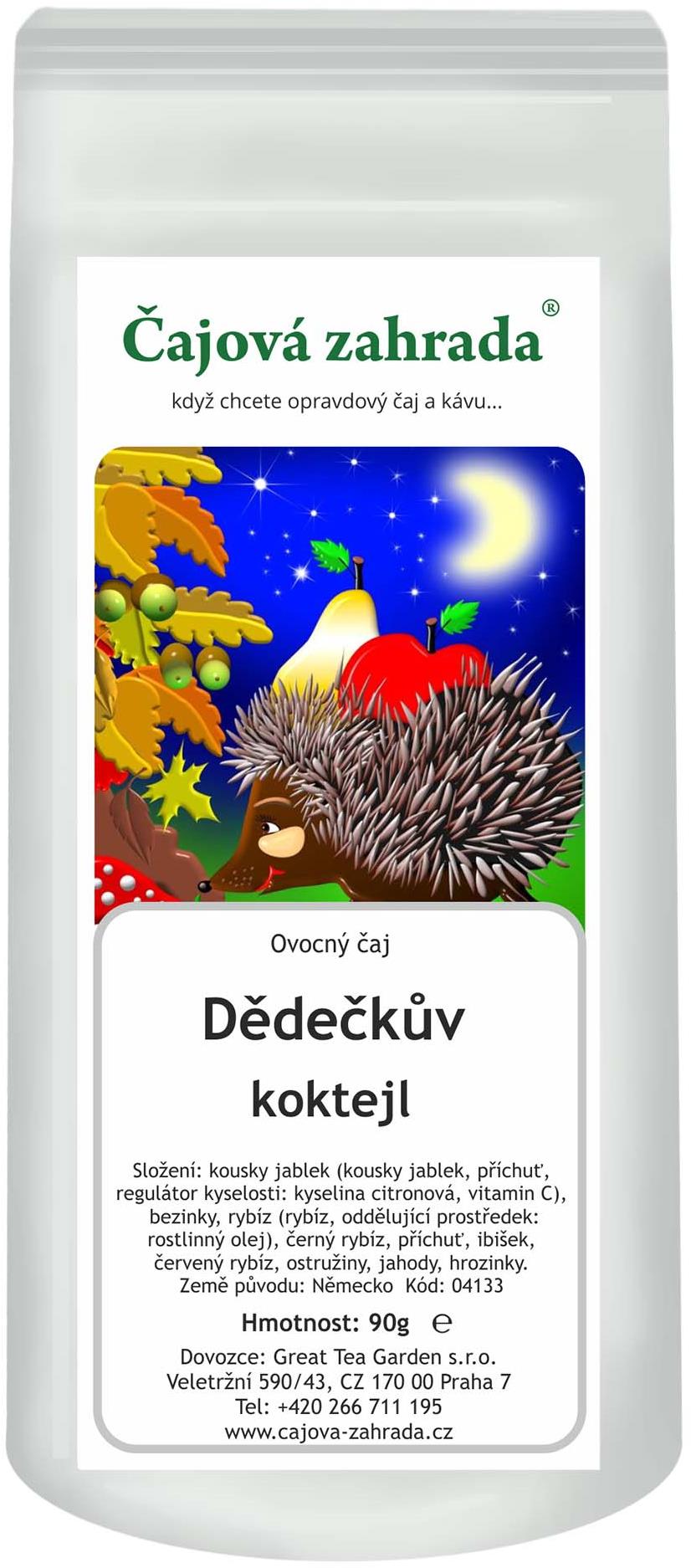 Čajová záhrada – Dedkov koktail – ovocný čaj, 90 g