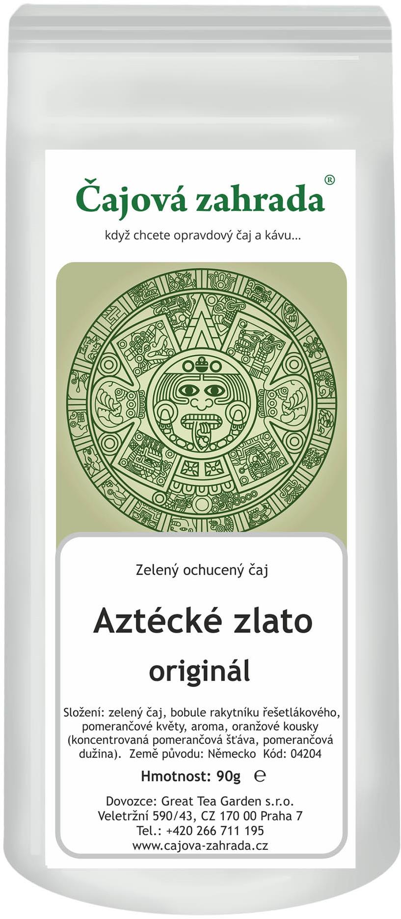 Čajová záhrada – Aztécke zlato – zelený ochutený čaj, 500 g