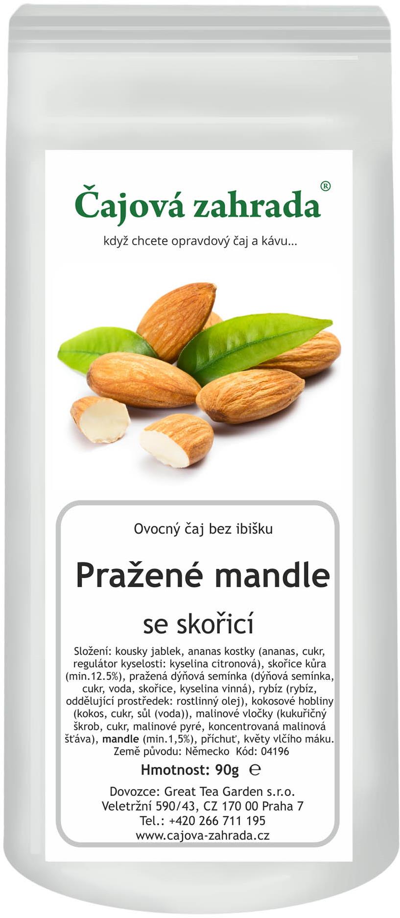 Čajová záhrada – Pražené mandle so škoricou – ovocný čaj, 90 g