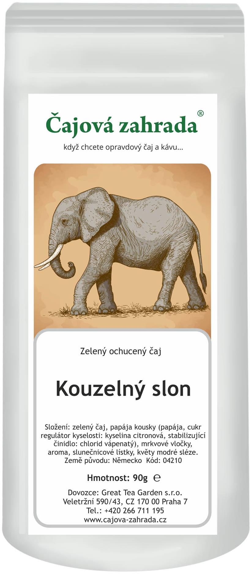 Čajová záhrada – Kúzelný slon – zelený ochutený čaj, 90 g