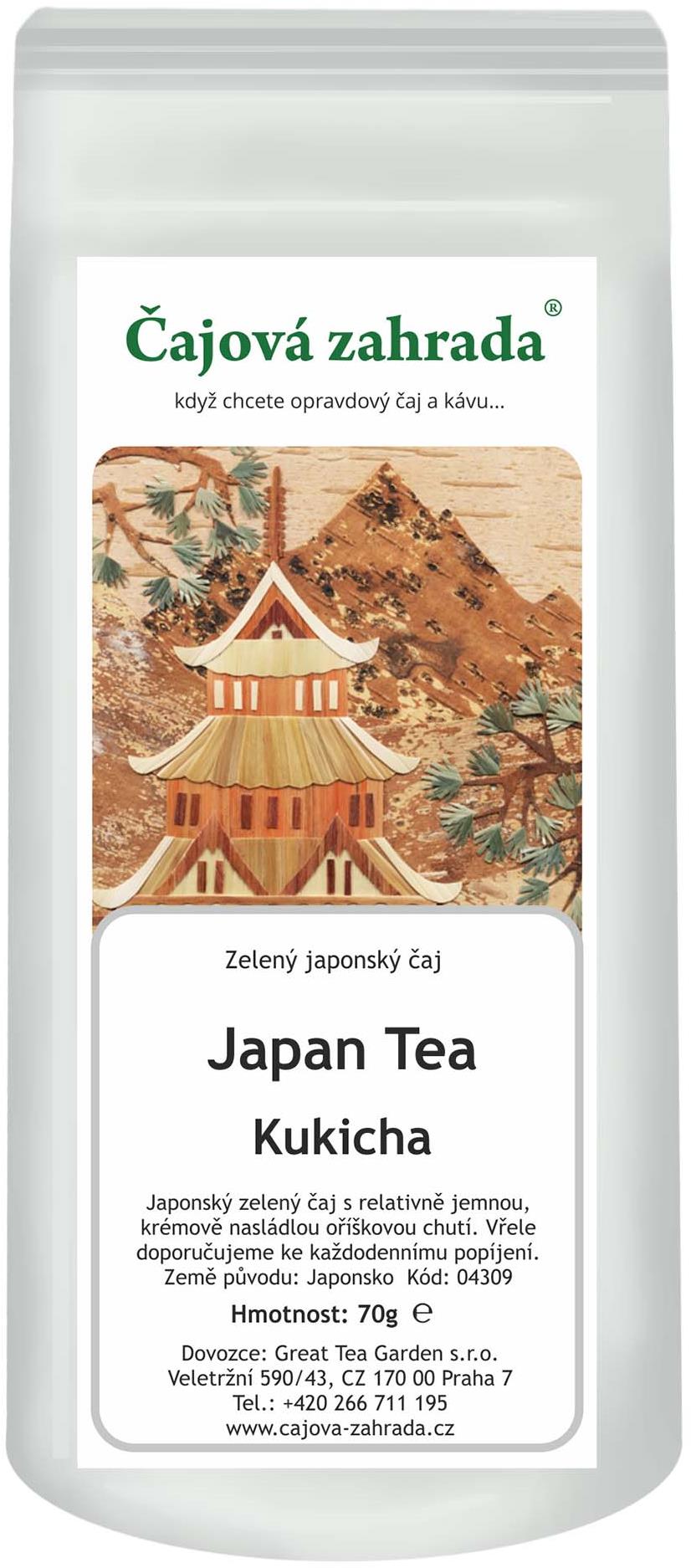 Čajová záhrada – Japan Kukicha – zelený čaj, 500 g