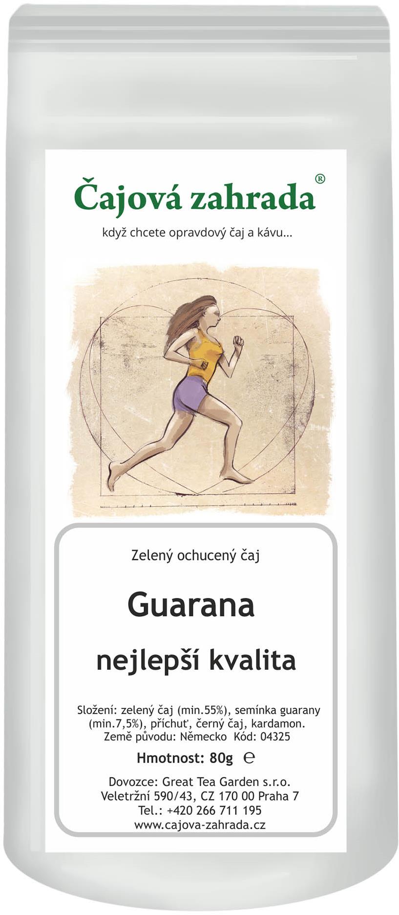 Čajová záhrada – Guarana – zelený ochutený čaj, 500 g