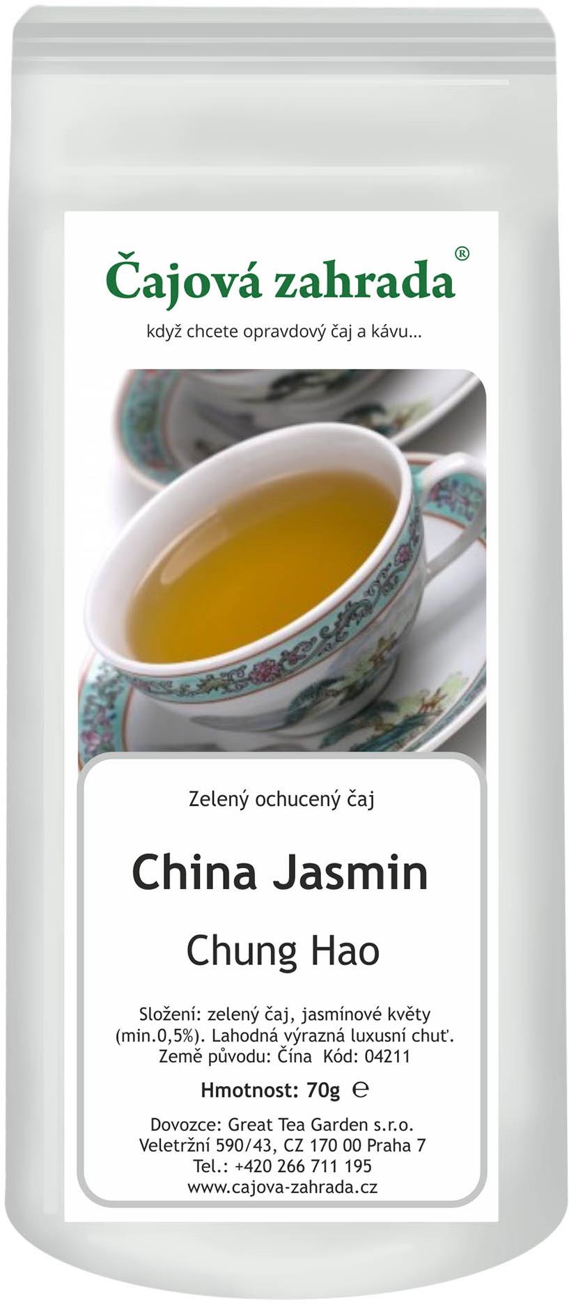 Čajová záhrada – China Jasmin Chung Hao – jazmínový čaj, 500 g