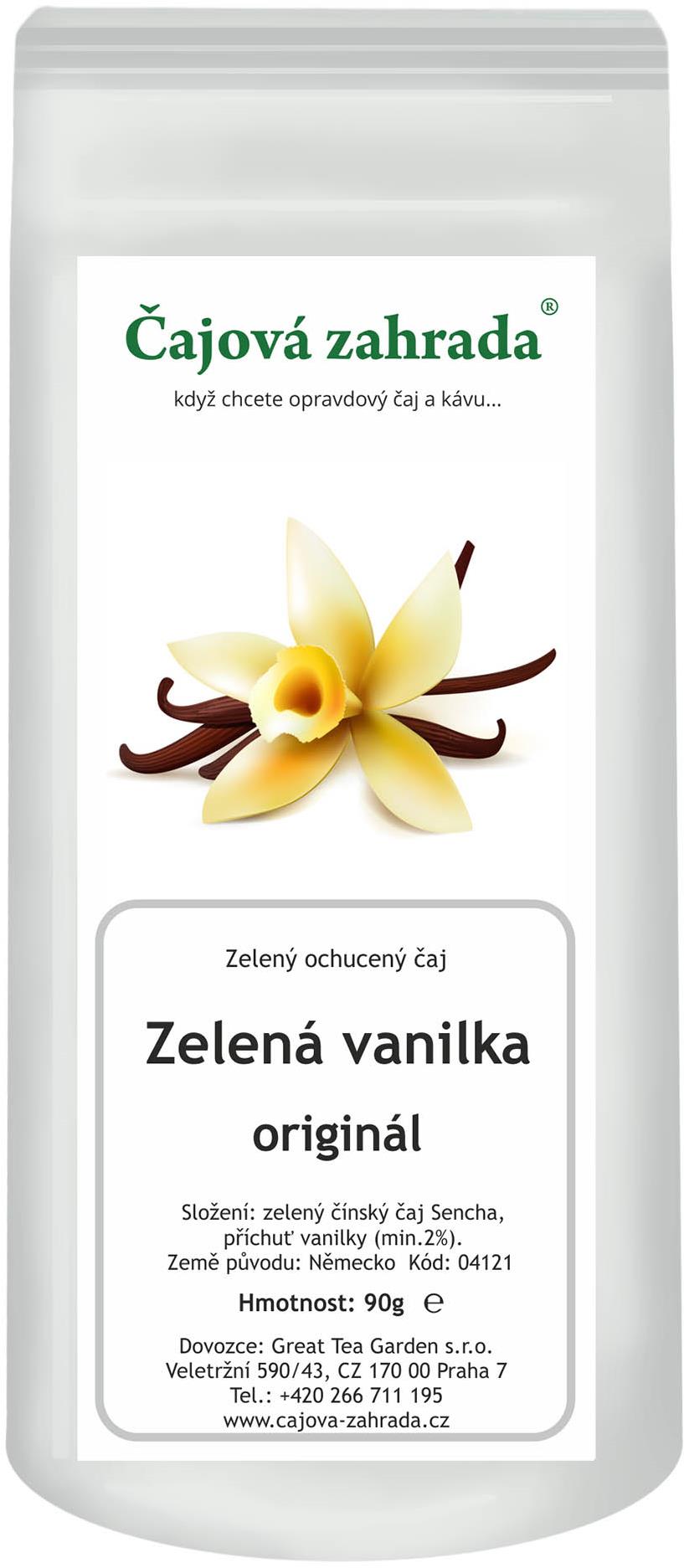 Čajová záhrada – Zelená vanilka – zelený ochutený čaj, 500 g