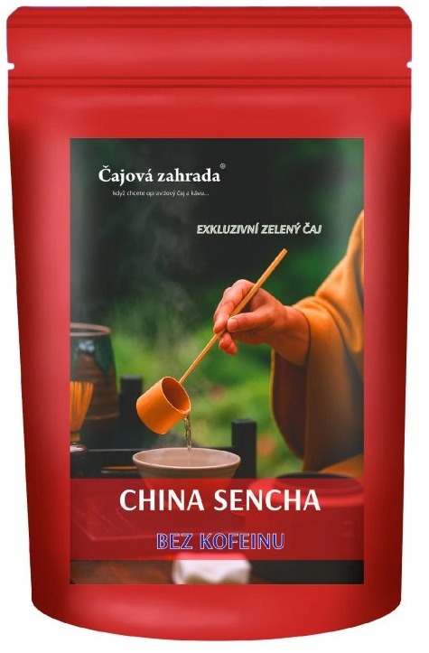 Čajová záhrada – China Sencha – zelený čaj bez kofeínu, 500 g