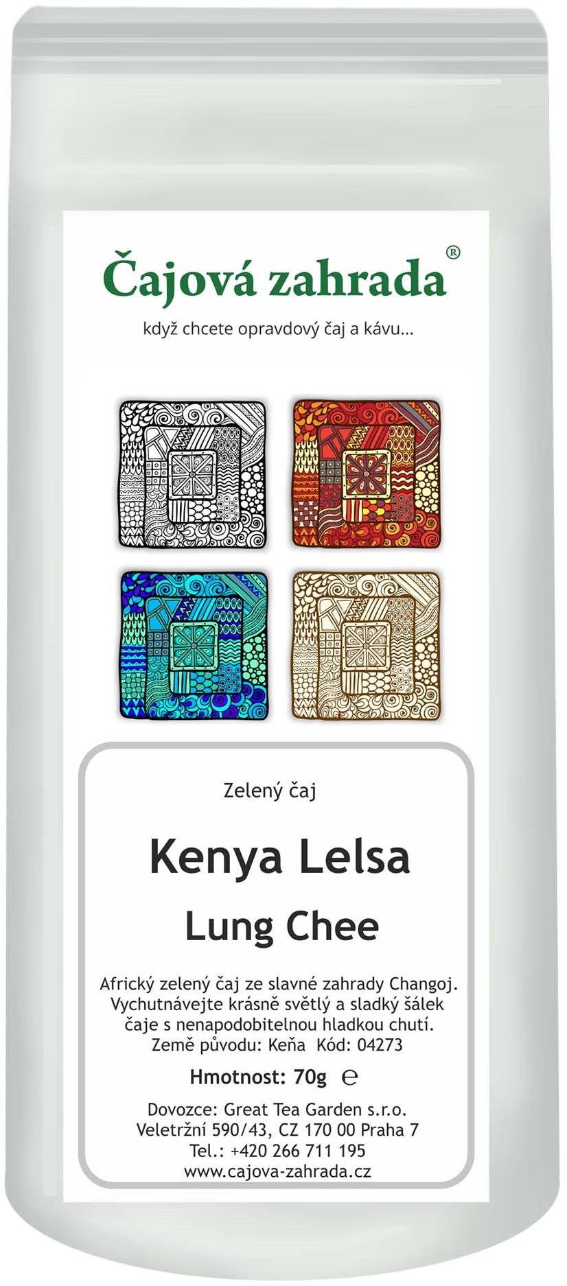 Čajová záhrada – Keňa Lelsa Lung Chee – zelený čaj, 70 g
