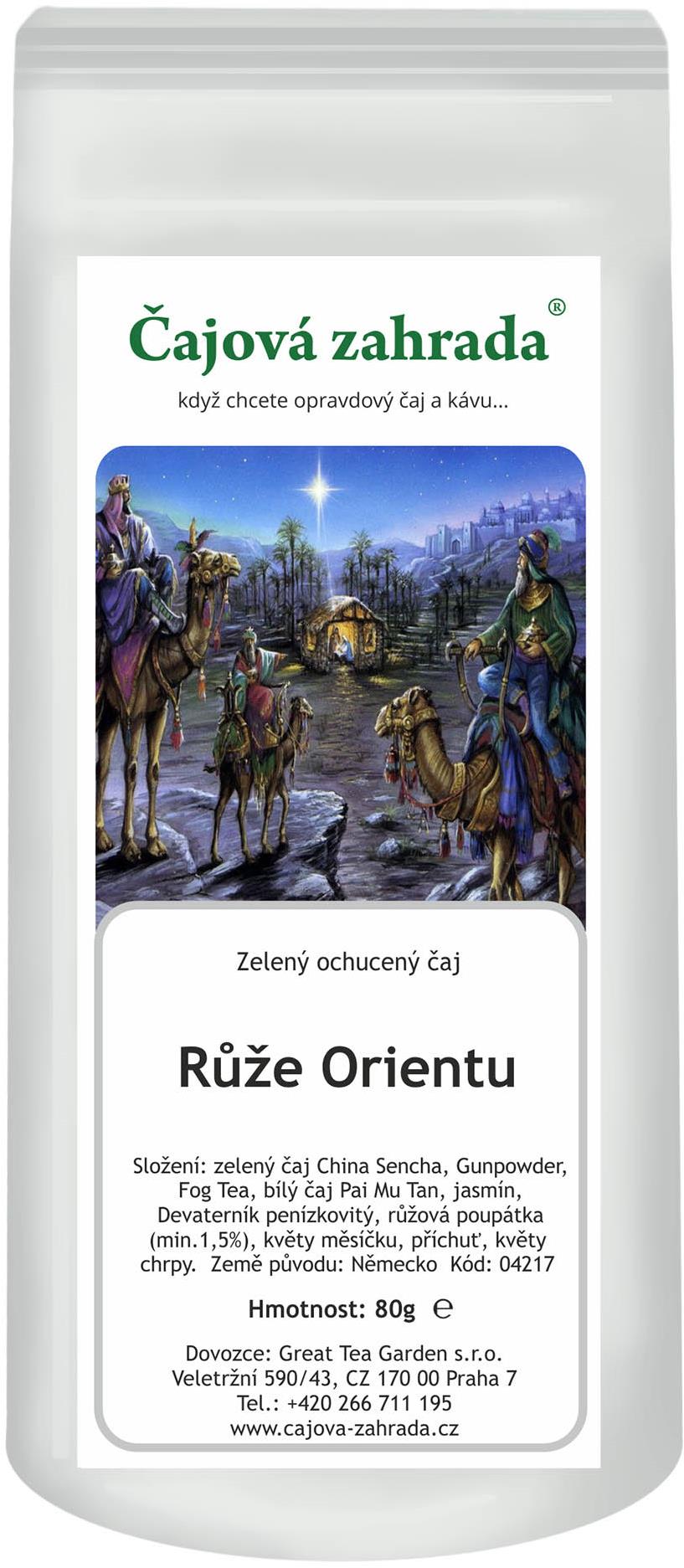 Čajová záhrada – Ruža Orientu – zelený ochutený čaj, 500 g