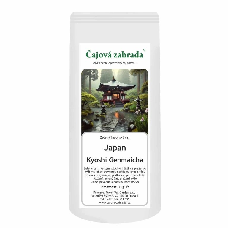 Čajová záhrada Japan Kyoshi Gen Mai Cha - zelený čaj, 70 g