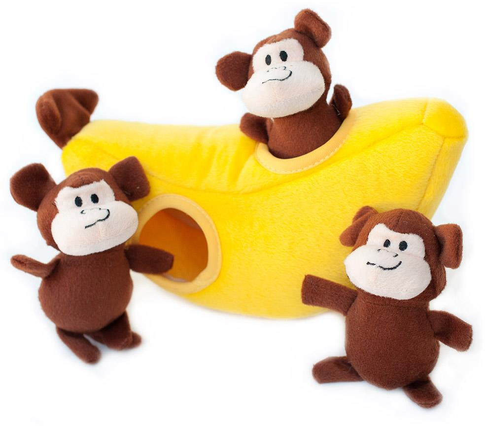 ZippyPaws Burrow Opice v banáne