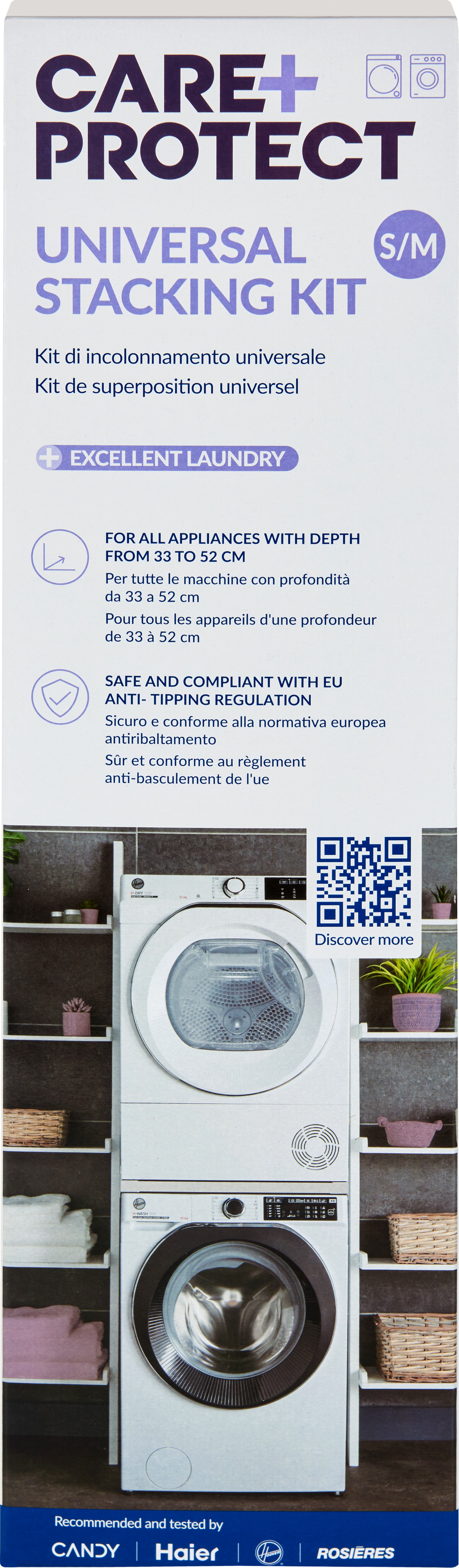 CARE + PROTECT Modulárny medzikus pre slim/ultraslim práčky a sušičky