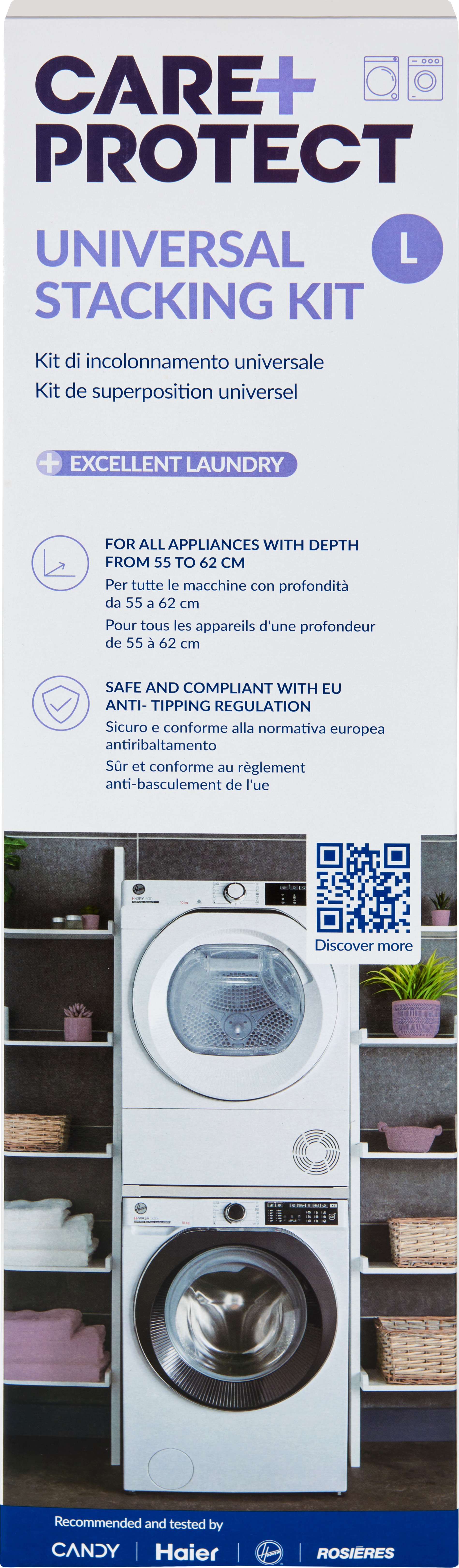 CARE + PROTECT Modulárny medzikus pre štandardné práčky a sušičky